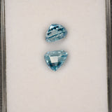 natural cambodian blue zircon oval loose gemstone