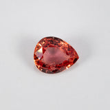 1.09 carat natural padparadscha sapphire, pear 7x6mm pink-orange loose gemstone