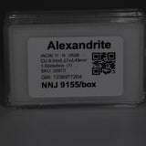 1.02 carat natural color-change alexandrite cushion, 6.04x5.27mm untreated loose gemstone – view 7