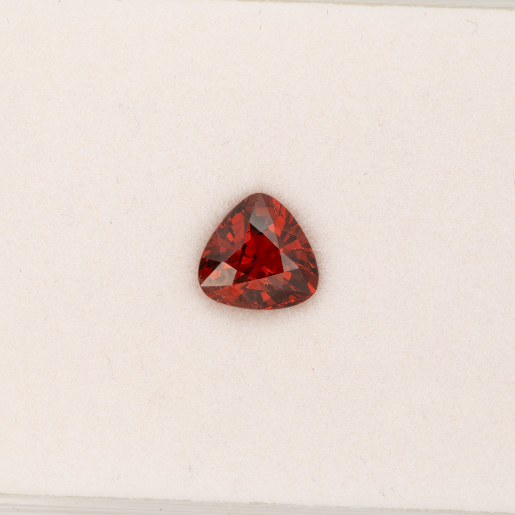 2.08ct Spessartite Garnet trillion 8mm loose orange gemstone