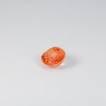 1.36 carat natural Ceylon padparadscha sapphire oval 7.6x5.8mm loose gemstone – view 3