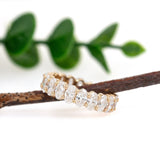 Archie 14K Yellow Gold Lab Created Diamond | Oval 5x3mm