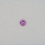 Natural Pink Sapphire Round 4mm 0.24cts – Heat Treated Loose Gemstone for Custom Ring or Pendant
