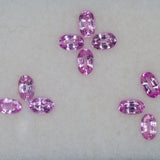 Natural Pink Sapphire Oval 5x3mm 0.32cts – Heat Treated Loose Gemstone for Ring or Pendant