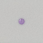 0.30 carat natural pink sapphire, round 4mm Ceylon loose gemstone