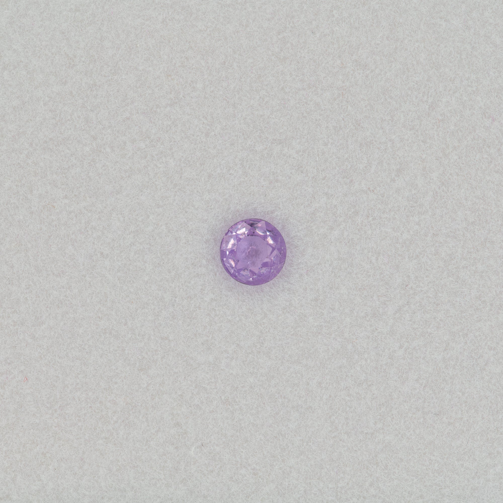 0.30 carat natural pink sapphire, round 4mm Ceylon loose gemstone