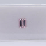 Cor de Rosa Morganite, 2.01ct Emerald Cut 9x7mm – Loose Natural Pink Beryl Gemstone for Ring & Jewelry Making
