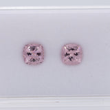 AAA Cor de Rosa Morganite, 1.94ct Cushion 8mm – Loose Natural Pink Beryl Gemstone for Ring & Jewelry Making