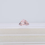 Peach Morganite, 1.60ct Trillion 9mm – Loose Natural Peach Beryl Gemstone for Ring & Jewelry Making