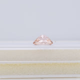 AAA Peach Morganite, 1.18ct Oval 10x8mm – Loose Natural Peach Beryl Gemstone for Custom Jewelry Making