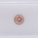 Peach Morganite, 4.59ct Round 11mm – Loose Natural Peach Beryl Gemstone for Ring & Jewelry Making
