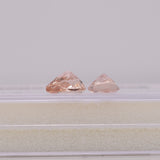 Peach Morganite, 2.15ct Pear 10x8mm – Loose Natural Peach Beryl Gemstone for Ring & Jewelry Making