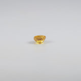 1.28 carat natural yellow sapphire cushion 6mm loose gemstone – view 3