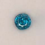 Natural Cambodian Blue Zircon Oval Shape 6.5x6.3x6.4mm 3.15ct Loose Gemstone