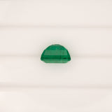 3.37ct zambian emerald emerald cut 10x6.7mm loose green gemstone