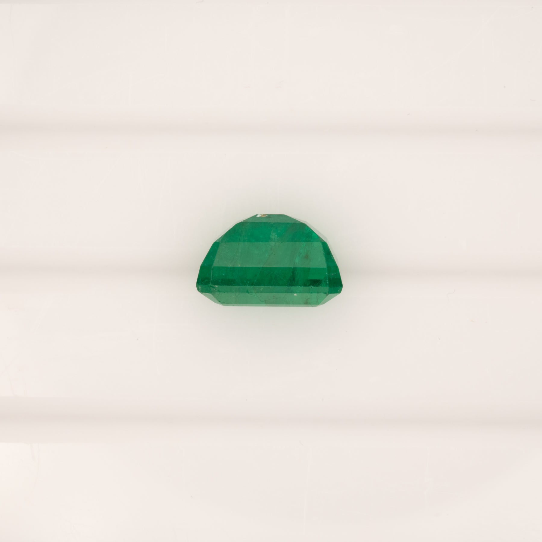 3.37ct zambian emerald emerald cut 10x6.7mm loose green gemstone