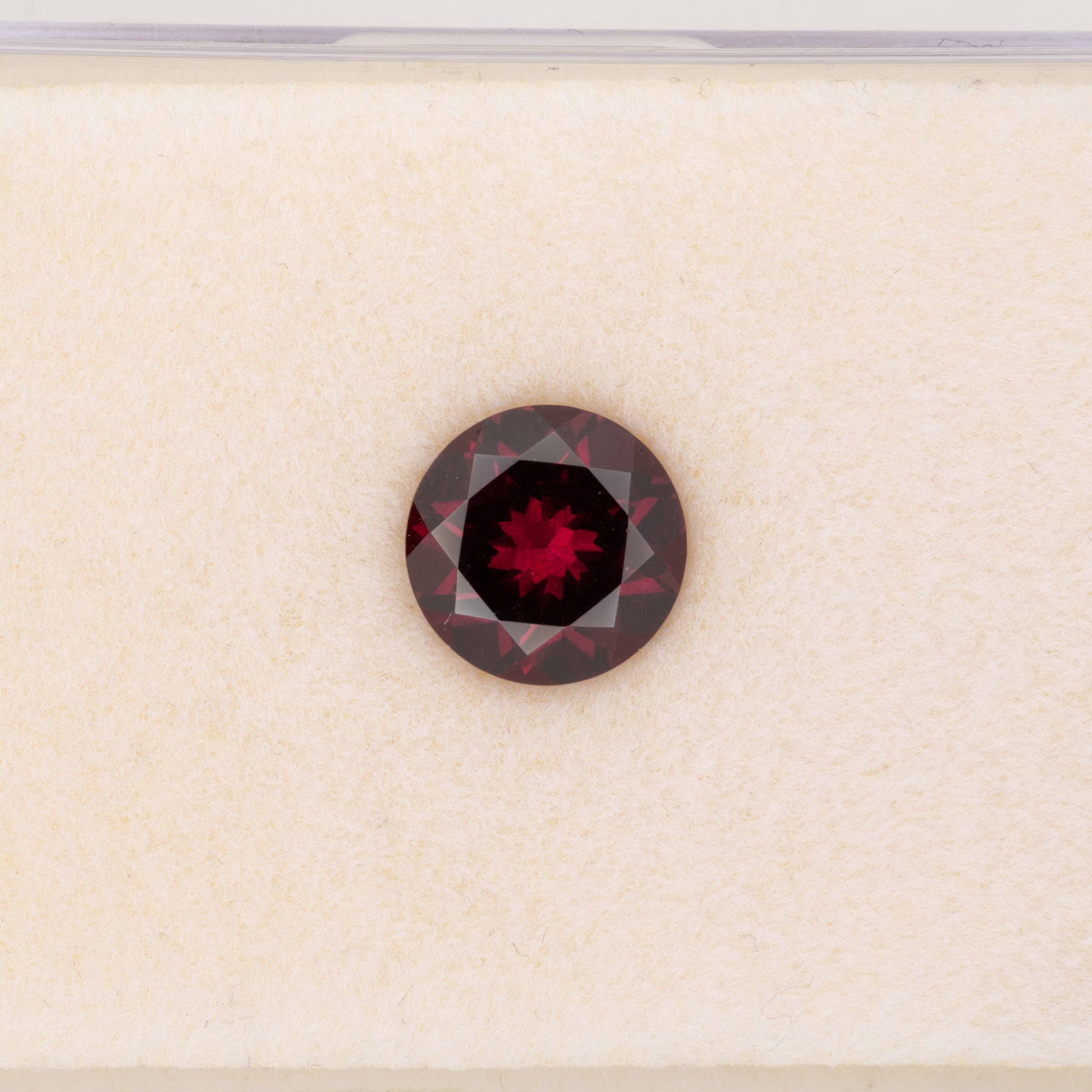 3.11ct Purple Garnet round 8.9mm loose purple gemstone