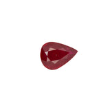 GIA Certified Premium Mozambique Ruby Pear 8.9x6.6mm 1.36-Carats – Loose Gemstone for Fine Jewelry