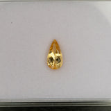 Natural Brazilian Imperial Topaz Pear Cut Loose Gem ~1.13cts - Rare Earth-Mined Gemstone