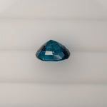 natural cambodian blue zircon oval loose gemstone