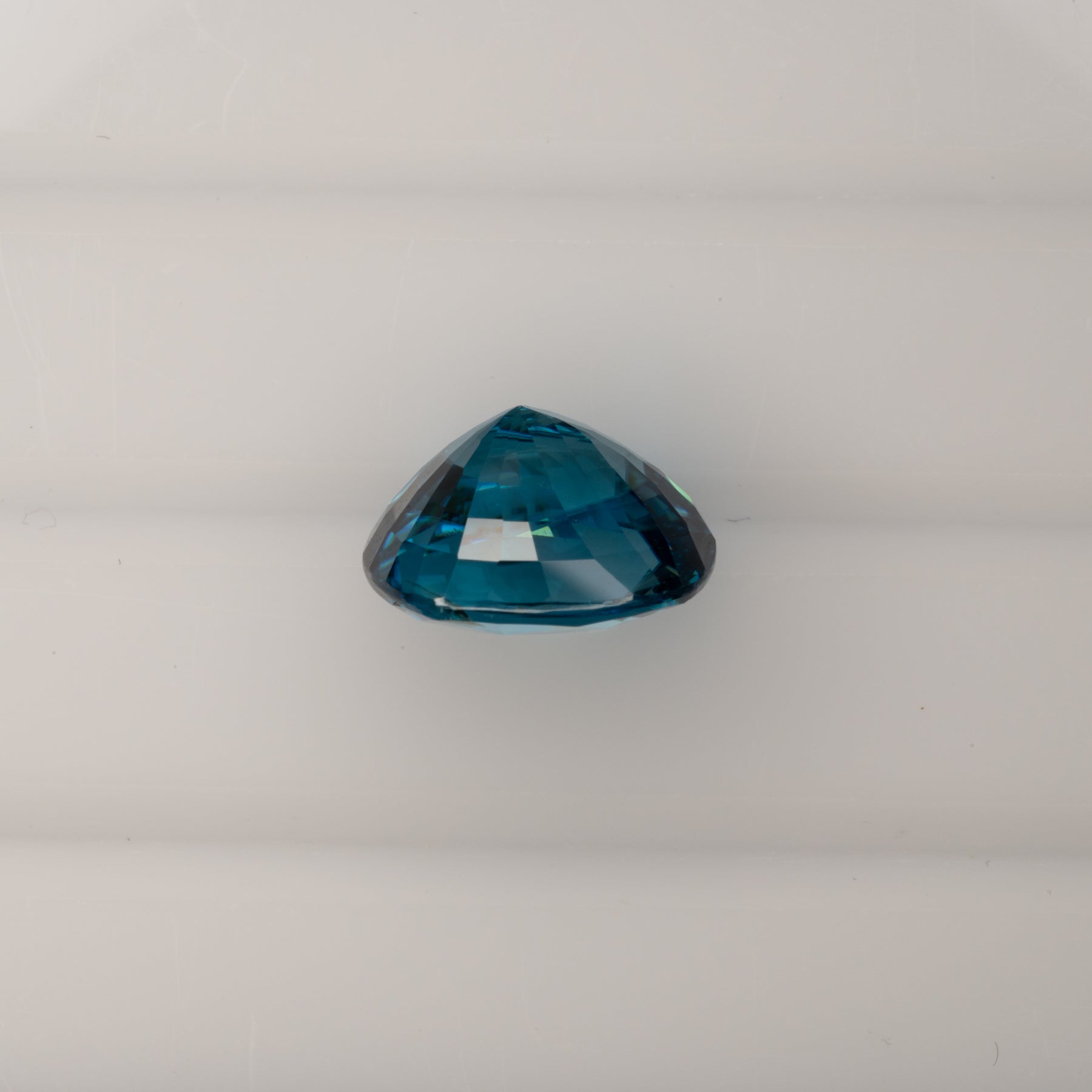 natural cambodian blue zircon oval loose gemstone