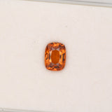 2.06ct Spessartite Garnet cushion 9x7mm loose orange gemstone