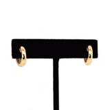 Saanvi Handcrafted 14k Solid Gold Diamond Hoops – Ethically Earth-Mined Stones