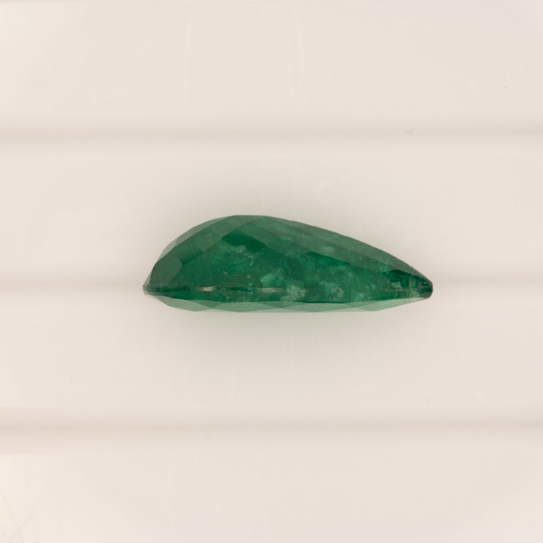 7.07ct zambian emerald pear 19.2x10.3mm loose green gemstone