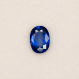 0.96 carat natural blue sapphire, oval 7x5mm Ceylon loose gemstone