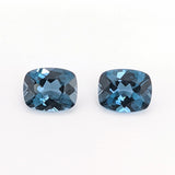 Elongated Cushion London Blue Topaz Loose Gemstone 2