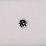 0.76 carat natural grey sapphire, round 5.4mm loose gemstone
