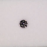 0.76 carat natural grey sapphire, round 5.4mm loose gemstone