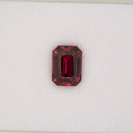 4.06ct Purple Garnet emerald cut 10.5x7.7mm loose purple gemstone