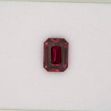 4.06ct Purple Garnet emerald cut 10.5x7.7mm loose purple gemstone