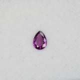 0.94 carat natural purple sapphire, pear 7x5mm loose gemstone