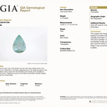 GIA report 6237977248 for 2.79 carat natural untreated Paraiba tourmaline