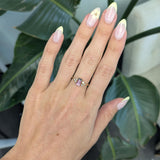 Watermelon Tourmaline Ring with Natural Diamond Accents in Solid 14K Gold – 7x4.5mm Elegant Gemstone Statement Ring for Engagement