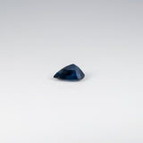 1.45 carat natural blue sapphire pear 8.7x6.3mm loose gemstone – view 4