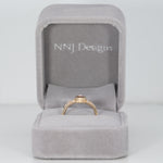 14K yellow gold imperial topaz ring
