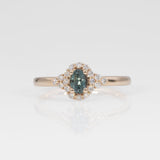 14K yellow gold alexandrite ring