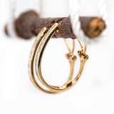 Liya 14K Solid Yellow Gold Lab-Created Diamond Earrings | Clip-On Closure