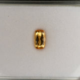 Natural Brazilian Imperial Topaz Cushion Cut Loose Gem ~1.81cts - Rare Earth-Mined Gemstone