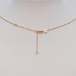 14K Yellow Gold Zambian Emerald Necklace