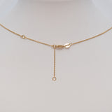14K Yellow Gold Zambian Emerald Necklace
