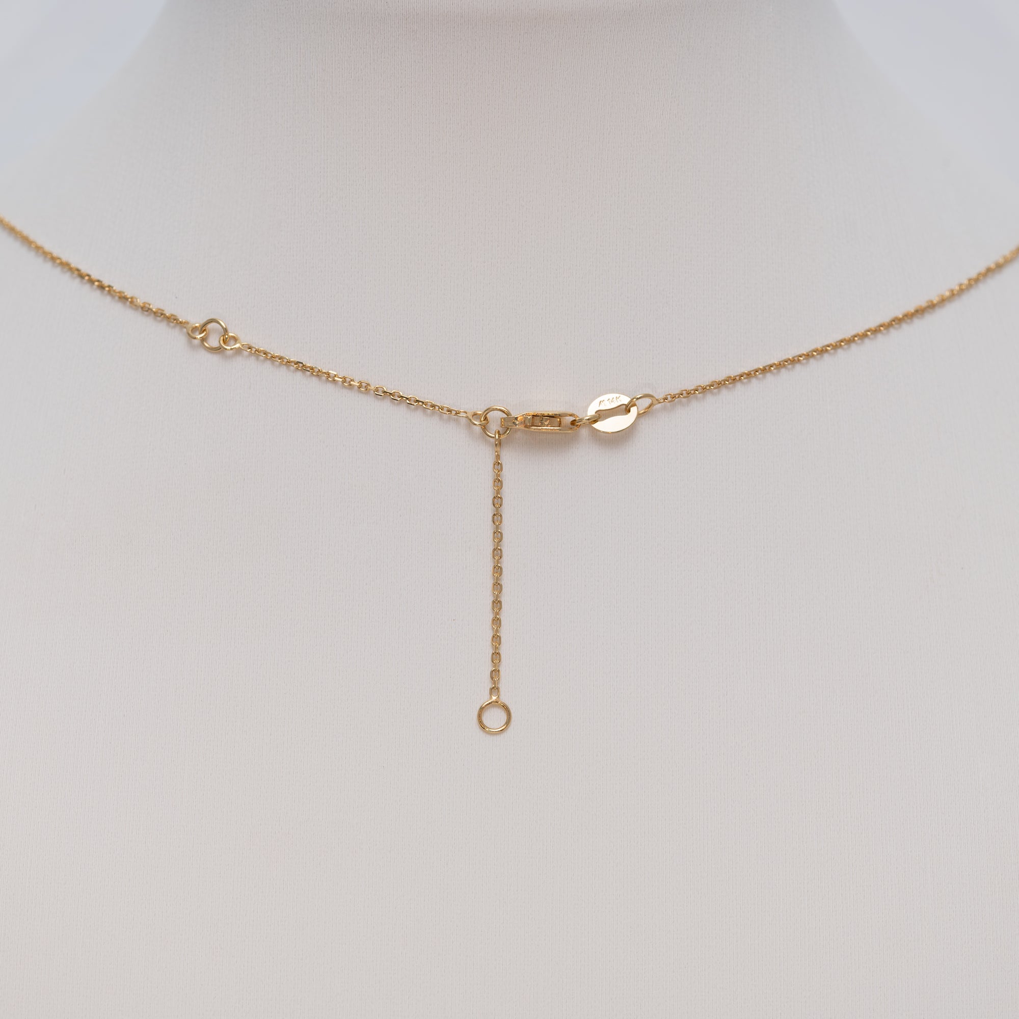 14K Yellow Gold Zambian Emerald Necklace