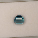 natural cambodian blue zircon emerald cut loose gemstone