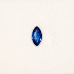 1.12 carat natural blue sapphire, marquise 9x4.5mm loose gemstone