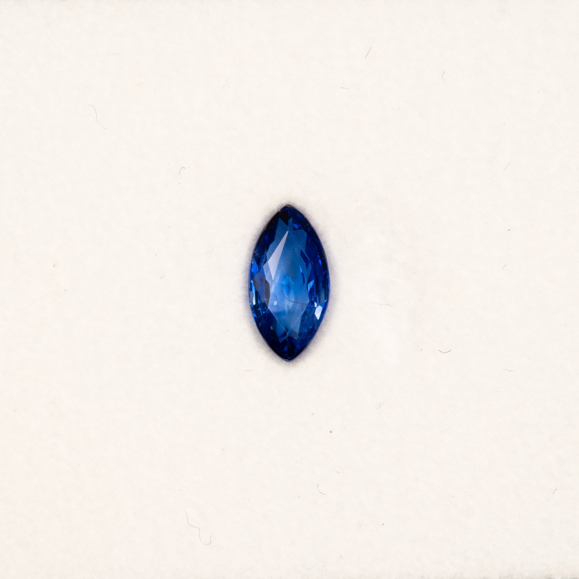 1.12 carat natural blue sapphire, marquise 9x4.5mm loose gemstone