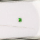 Natural Emerald Cut Tsavorite Garnet 4x3mm ~0.21cts – Loose Gemstone for Fine Jewelry