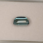 natural cambodian blue zircon emerald cut loose gemstone